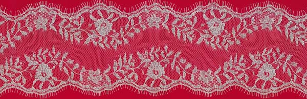 FRENCH LACE EDGING - ANT ROSE